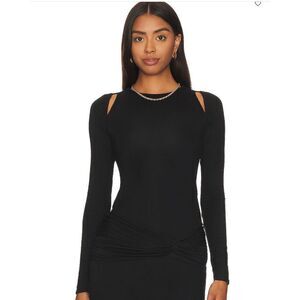 House of Harlow 1960 Mila Bodysuit in Brown Size S